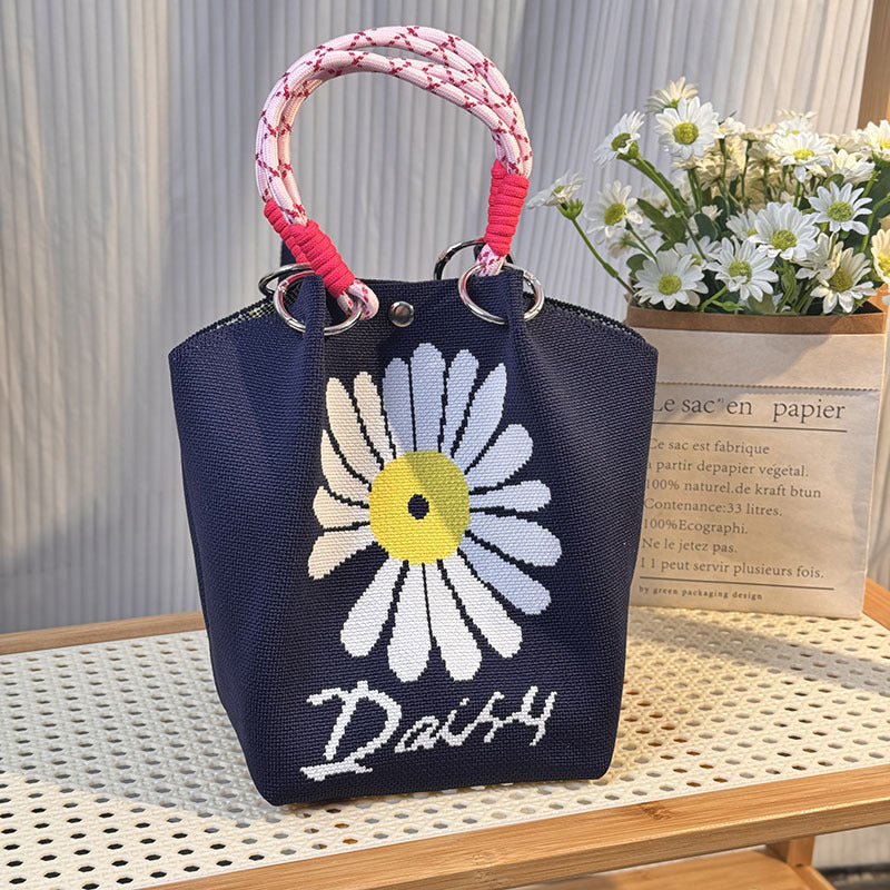 Strick-Handtasche in vielen Designs – geräumig & modern