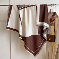 Elegantes quadratisches Schal-Tuch – in edler Cashmere-Optik