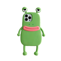 3D Cartoon Handyhülle – Kawaii Frosch Design für viele iPhone-Modelle
