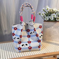 Strick-Handtasche in vielen Designs – geräumig & modern