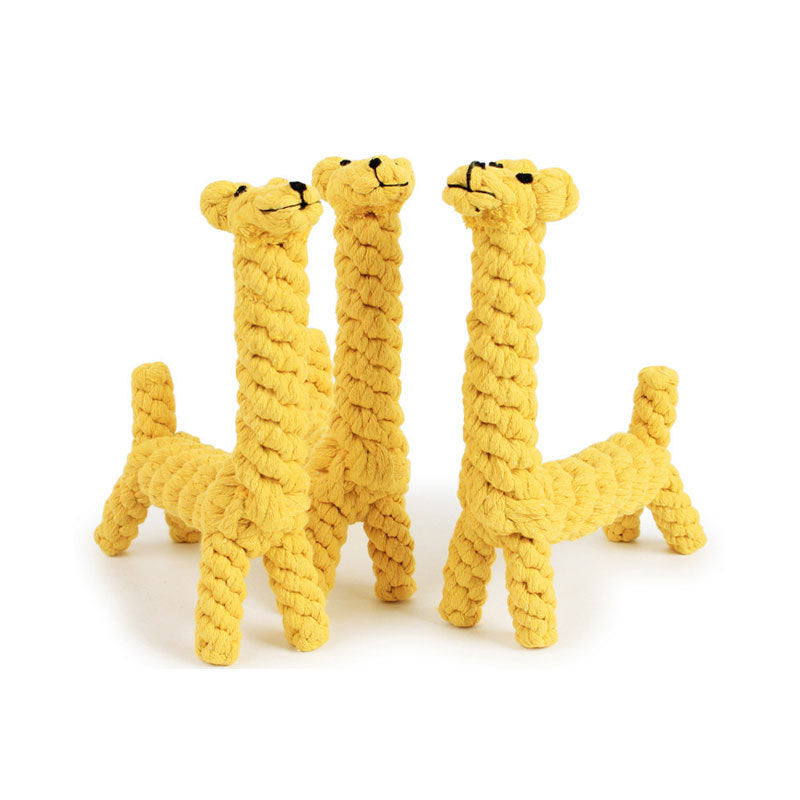 Hundespielzeug „Giraffe“ – robustes Kauspielzeug für Welpen & kleine Hunde
