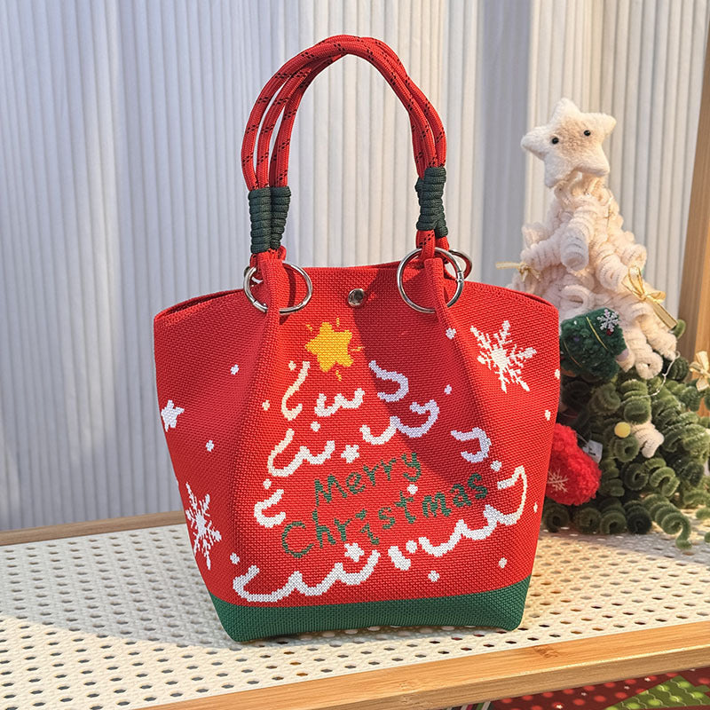 Strick-Handtasche in vielen Designs – geräumig & modern