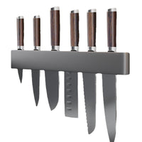 Premium Wand-Messerhalter aus Carbonstahl – stilvoll, sicher & platzsparend