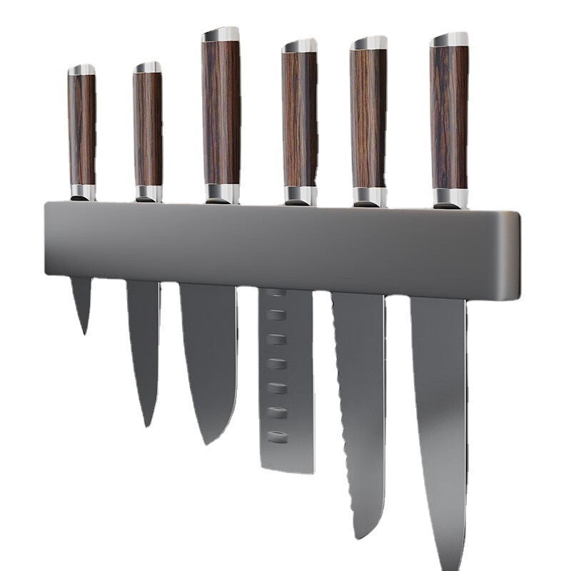 Premium Wand-Messerhalter aus Carbonstahl – stilvoll, sicher & platzsparend