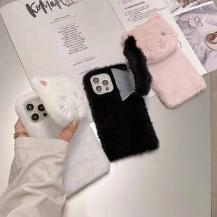 iPhone Hülle – Minimalistisches Katzen-Design