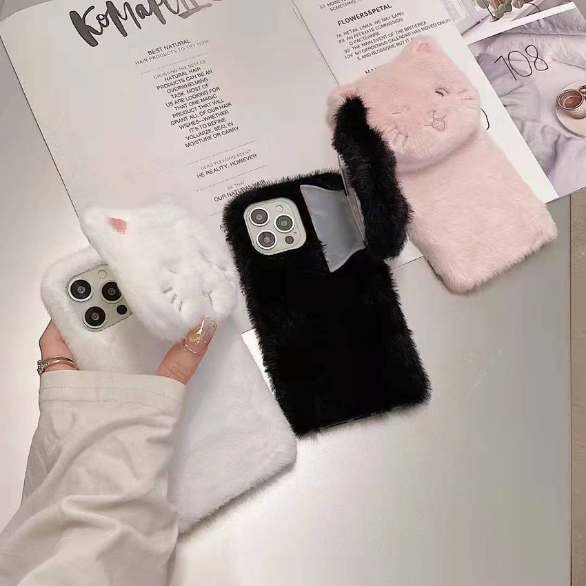 iPhone Hülle – Minimalistisches Katzen-Design