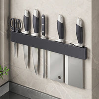 Premium Wand-Messerhalter aus Carbonstahl – stilvoll, sicher & platzsparend