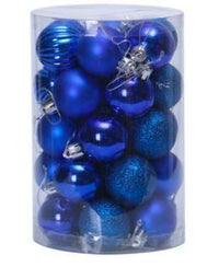 Weihnachtskugeln Set 34-teilig – stilvolle Baumdeko in verschiedenen Designs