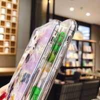 Epoxid-Handyhülle mit echten Blumen – für diverse iPhone-Modelle