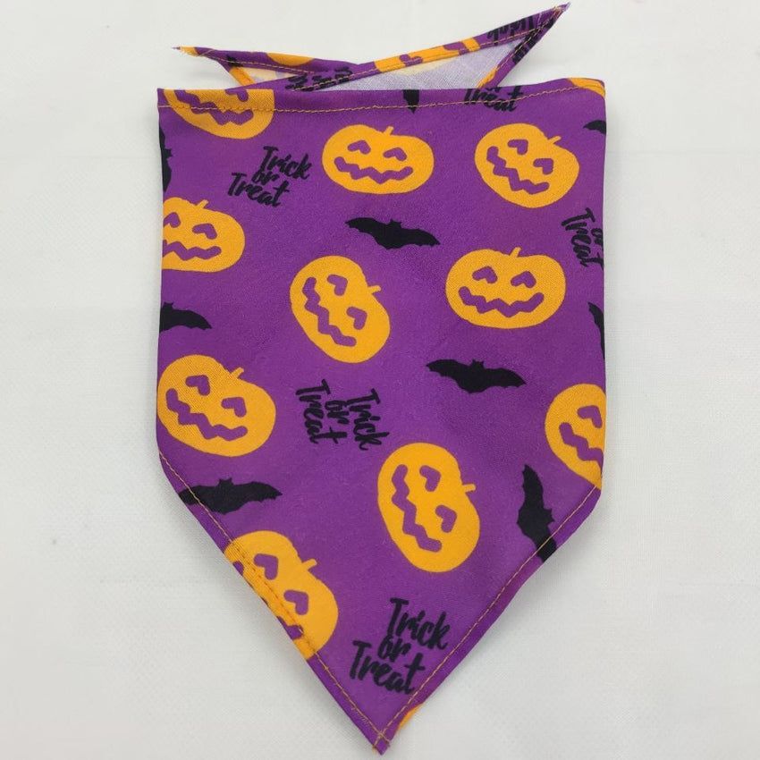 Halloween Hundehalstuch – Dreieckstuch in verschiedenen Größen