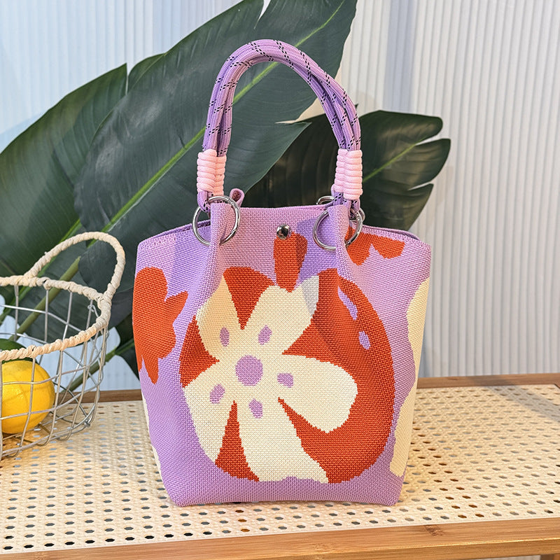 Strick-Handtasche in vielen Designs – geräumig & modern