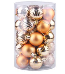 Weihnachtskugeln Set 34-teilig – stilvolle Baumdeko in verschiedenen Designs
