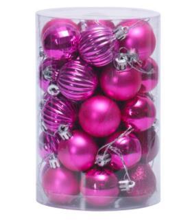 Weihnachtskugeln Set 34-teilig – stilvolle Baumdeko in verschiedenen Designs