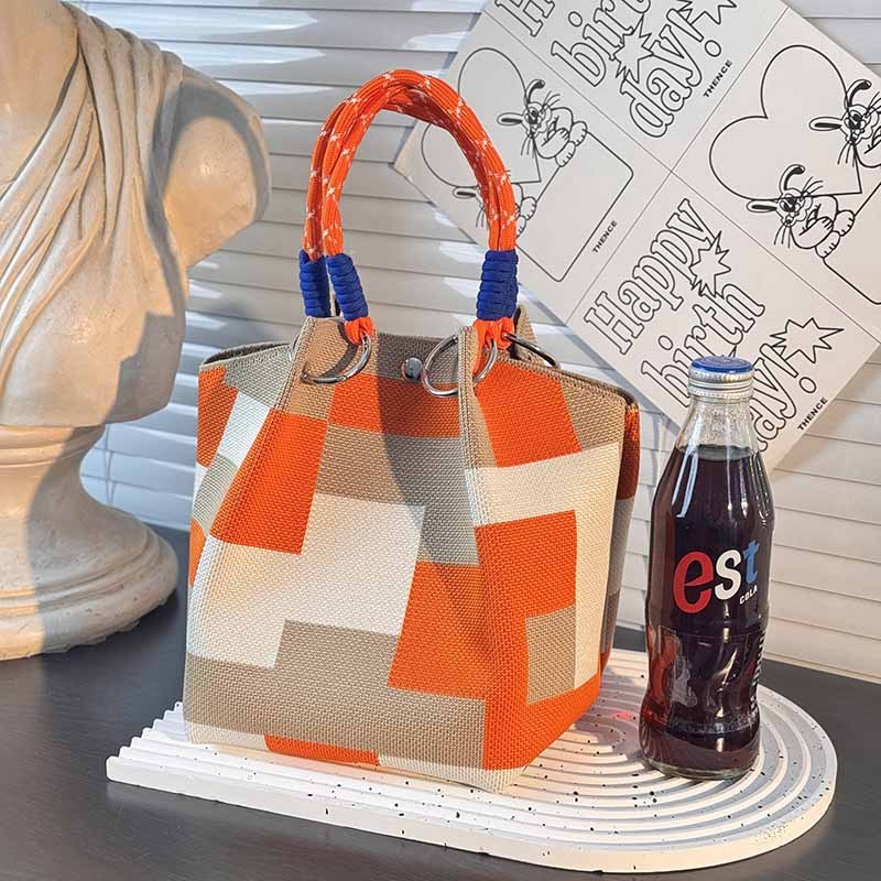 Strick-Handtasche in vielen Designs – geräumig & modern