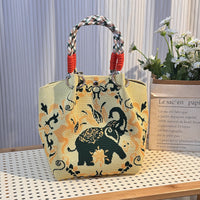 Strick-Handtasche in vielen Designs – geräumig & modern
